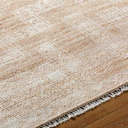 Kunal Rug - 529047 by Surya in pearl, natural. Made from wool in a unique style.