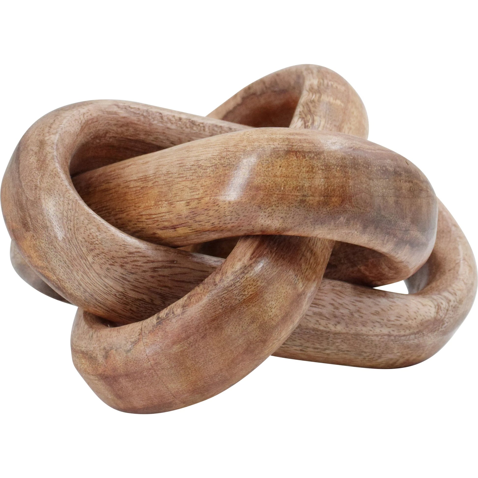 Knot Decorative Object by Worlds Away in brown. Made from unique in a traditional style.