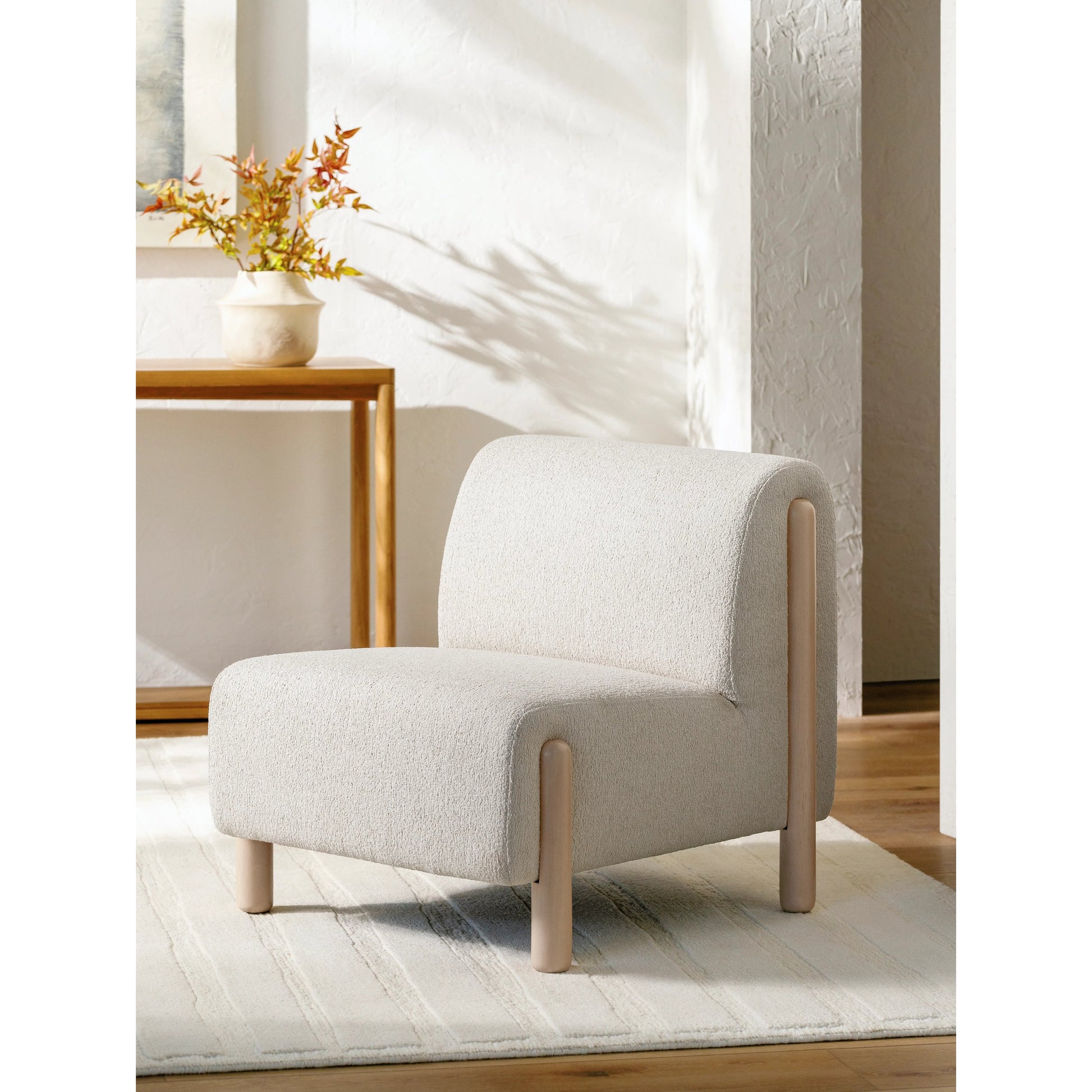Kenwood - 525405 by Surya in wood. Made from upholstery: polyester, base: rubber wood, fill: polyurethane foam, fill: 75% polyurethane foam, 25% polyester, polyfill in a modern style.