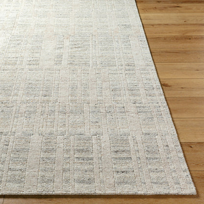 Knoxville Rug - 529068 by Surya in ivory, taupe, slate gray, charcoal. Made from wool in a unique style.
