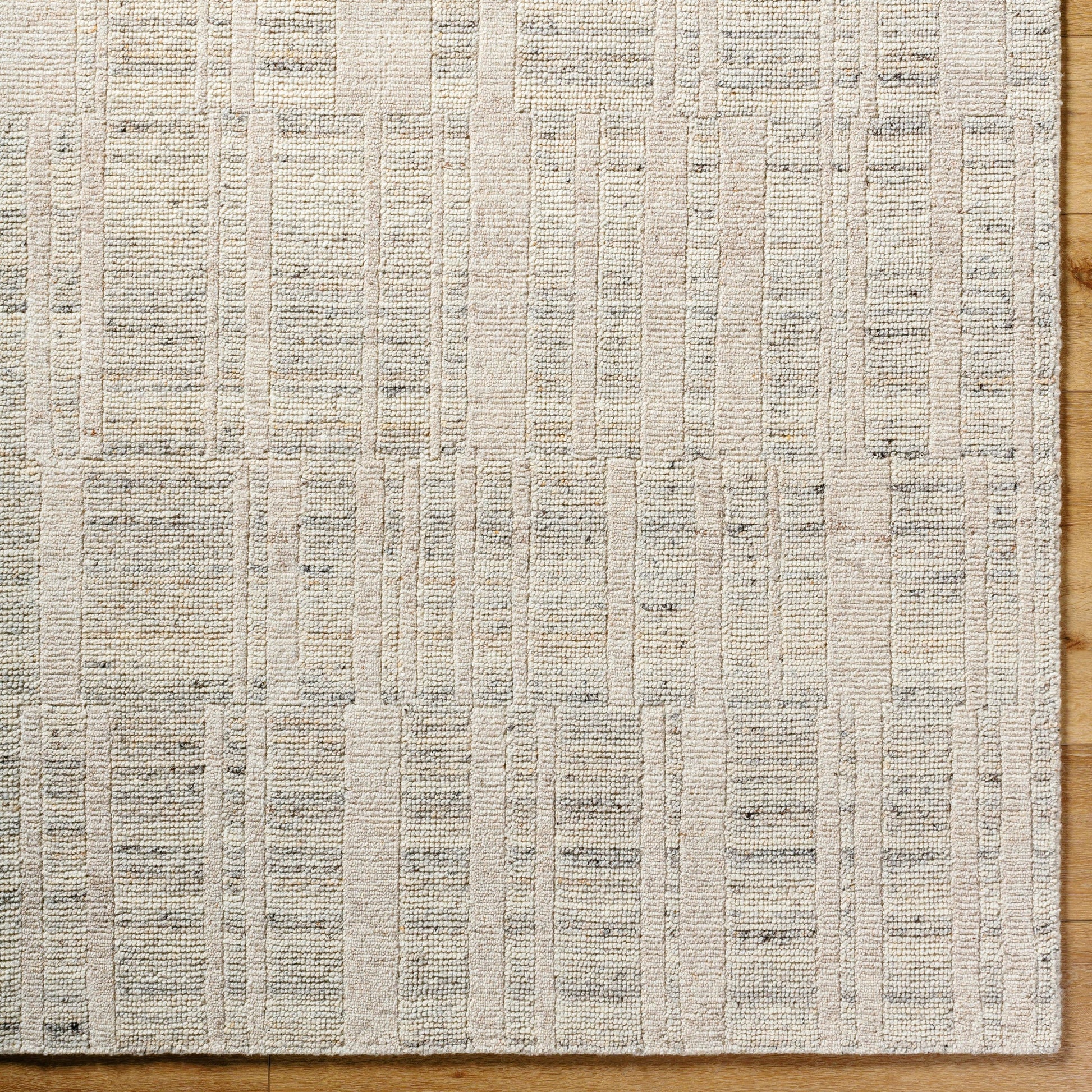 Knoxville Rug - 529068 by Surya in ivory, taupe, slate gray, charcoal. Made from wool in a unique style.