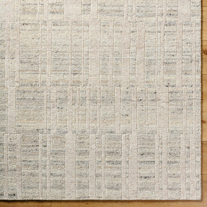 Knoxville Rug - 529068 by Surya in ivory, taupe, slate gray, charcoal. Made from wool in a unique style.