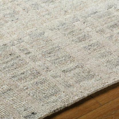 Knoxville Rug - 529068 by Surya in ivory, taupe, slate gray, charcoal. Made from wool in a unique style.