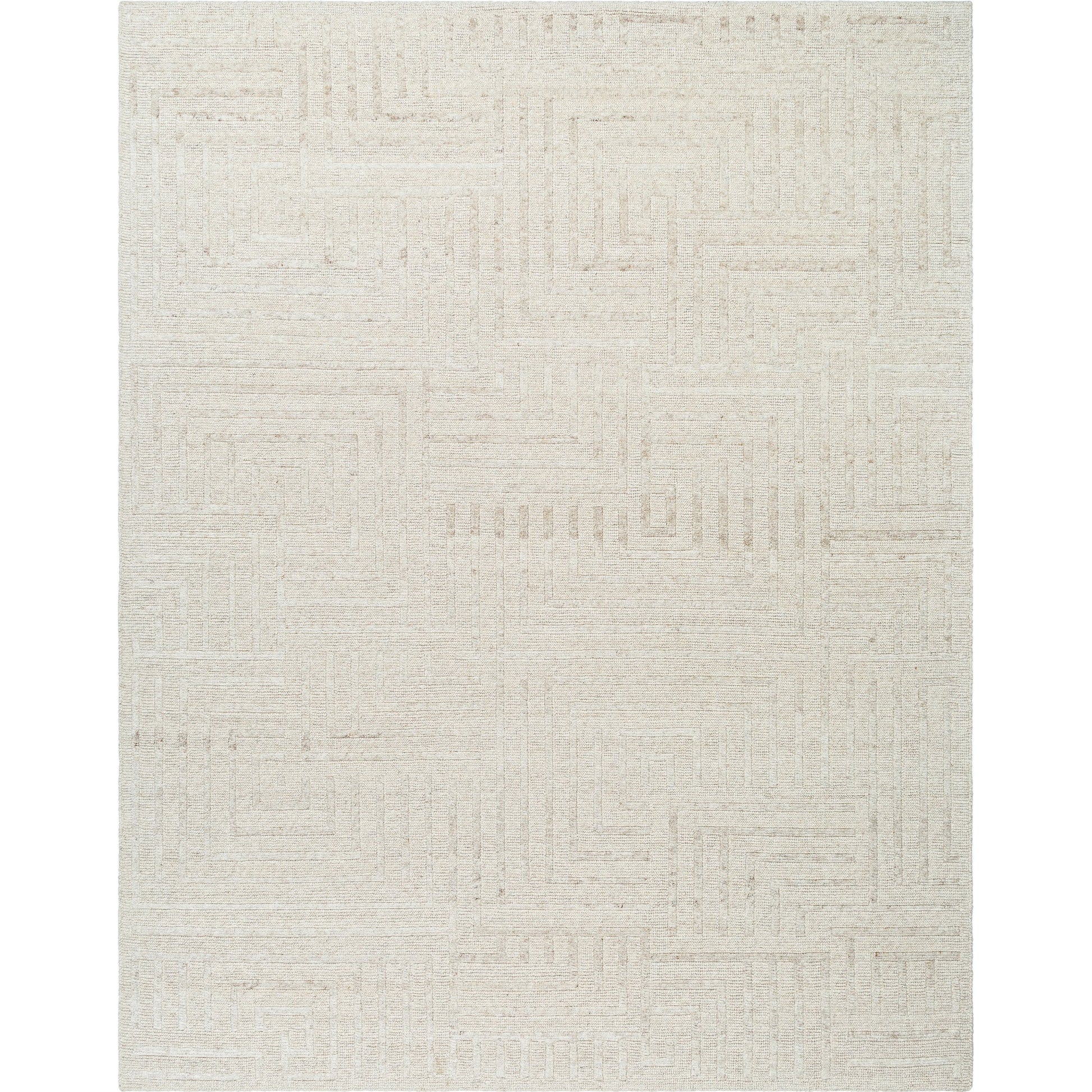 Knoxville Rug - 529078 by Surya in ivory, sandstone, taupe. Made from wool in a unique style.