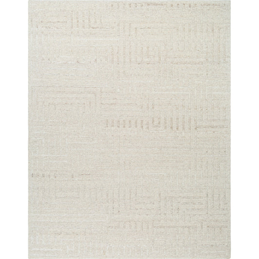 Knoxville Rug - 529078 by Surya in light silver, ash. Made from wool in a unique style.