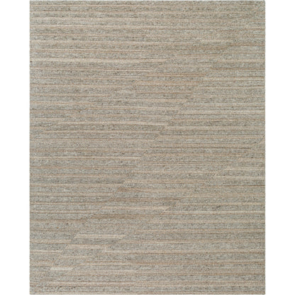 Knoxville Rug - 529088 by Surya in metallic - silver, nickel, ash. Made from wool in a unique style.