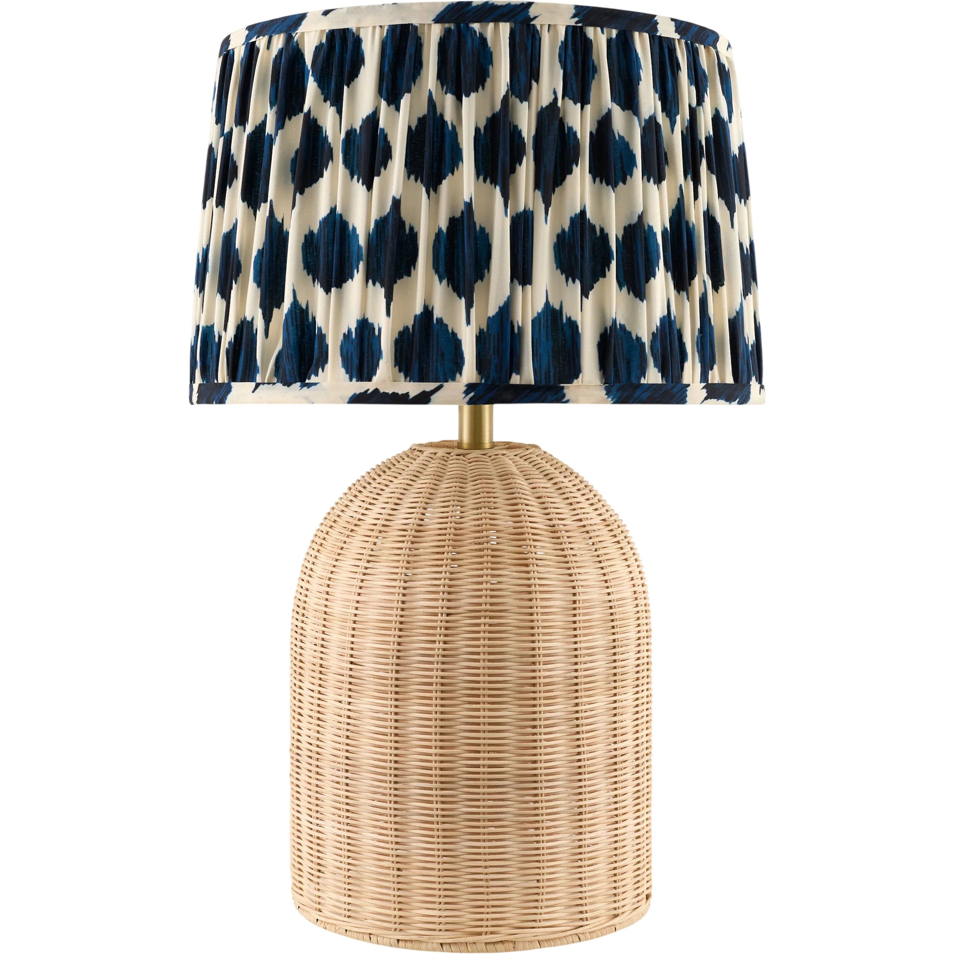Kenza Accent Table Lamp by Livabliss. Made from rattan, polyester, iron in a unique style.