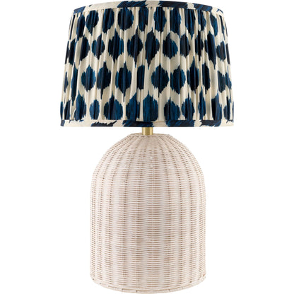 Kenza Accent Table Lamp by Livabliss. Made from rattan, polyester, iron in a unique style.