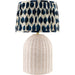 Kenza Accent Table Lamp by Livabliss. Made from rattan, polyester, iron in a unique style.
