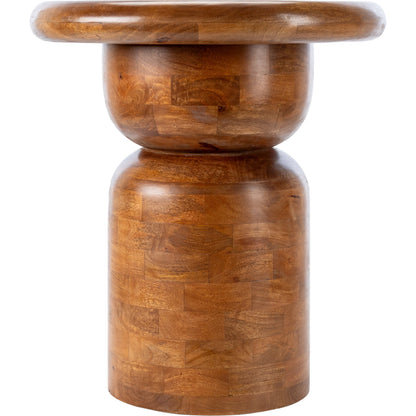 Koben End Table 532002 by Surya. Made from mango wood in a transitional style.