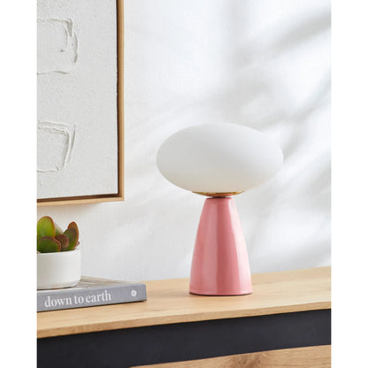 Komorebi Accent Table Lamp- 535675 by Livabliss in glazed. Made from ceramic, glass in a modern style.