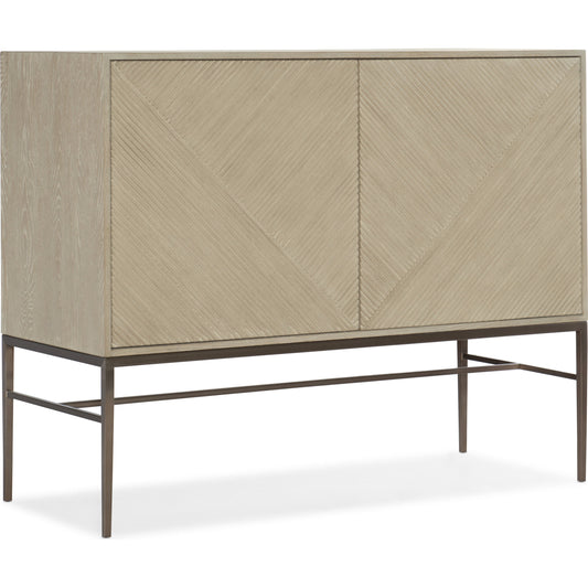Cascade Cabinet by Hooker Furniture in terrain. Made from oak veneers, metal in a modern style.