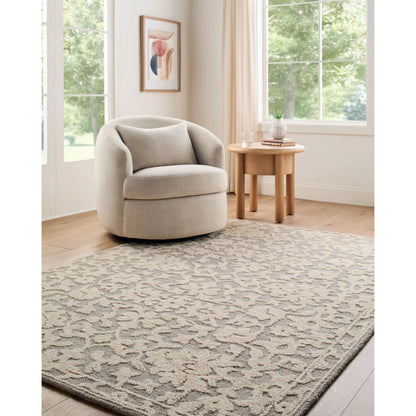 Konya KON-2302 Rug by Livabliss in taupe, ivory, stone. Made from wool in a unique style.