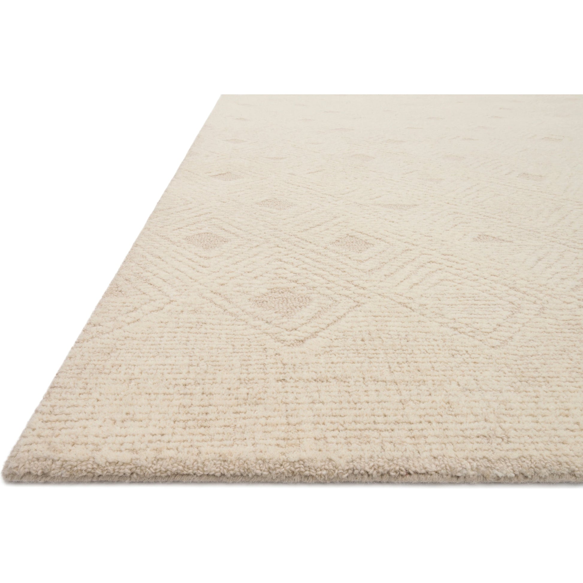 Kopa KO-04 Rug by Loloi in cream, ivory. Made from 100% wool in a unique style.