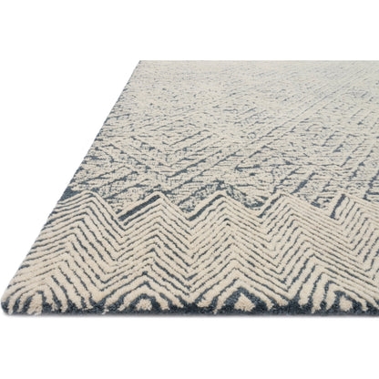 Kopa KO-05 Rug by Loloi in blue, ivory. Made from 100% wool in a unique style.