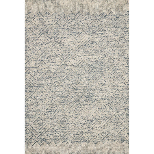 Kopa KO-05 Rug by Loloi in blue, ivory. Made from 100% wool in a unique style.