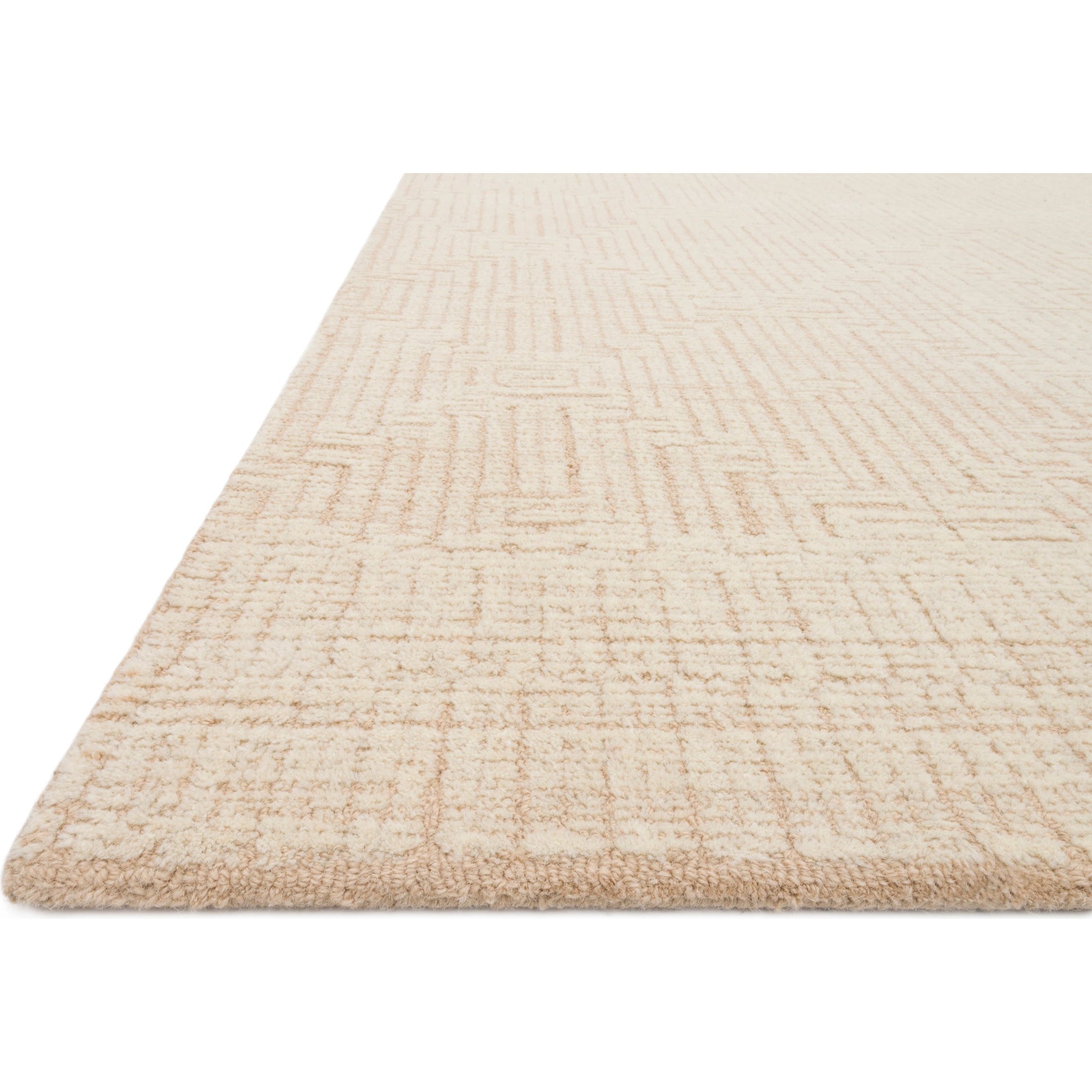 Kopa KO-06 Rug by Loloi in blush, ivory. Made from 100% wool in a unique style.