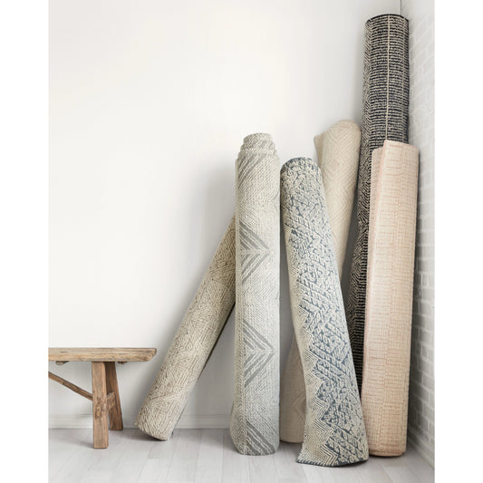 Kopa KO-06 Rug by Loloi in blush, ivory. Made from 100% wool in a unique style.