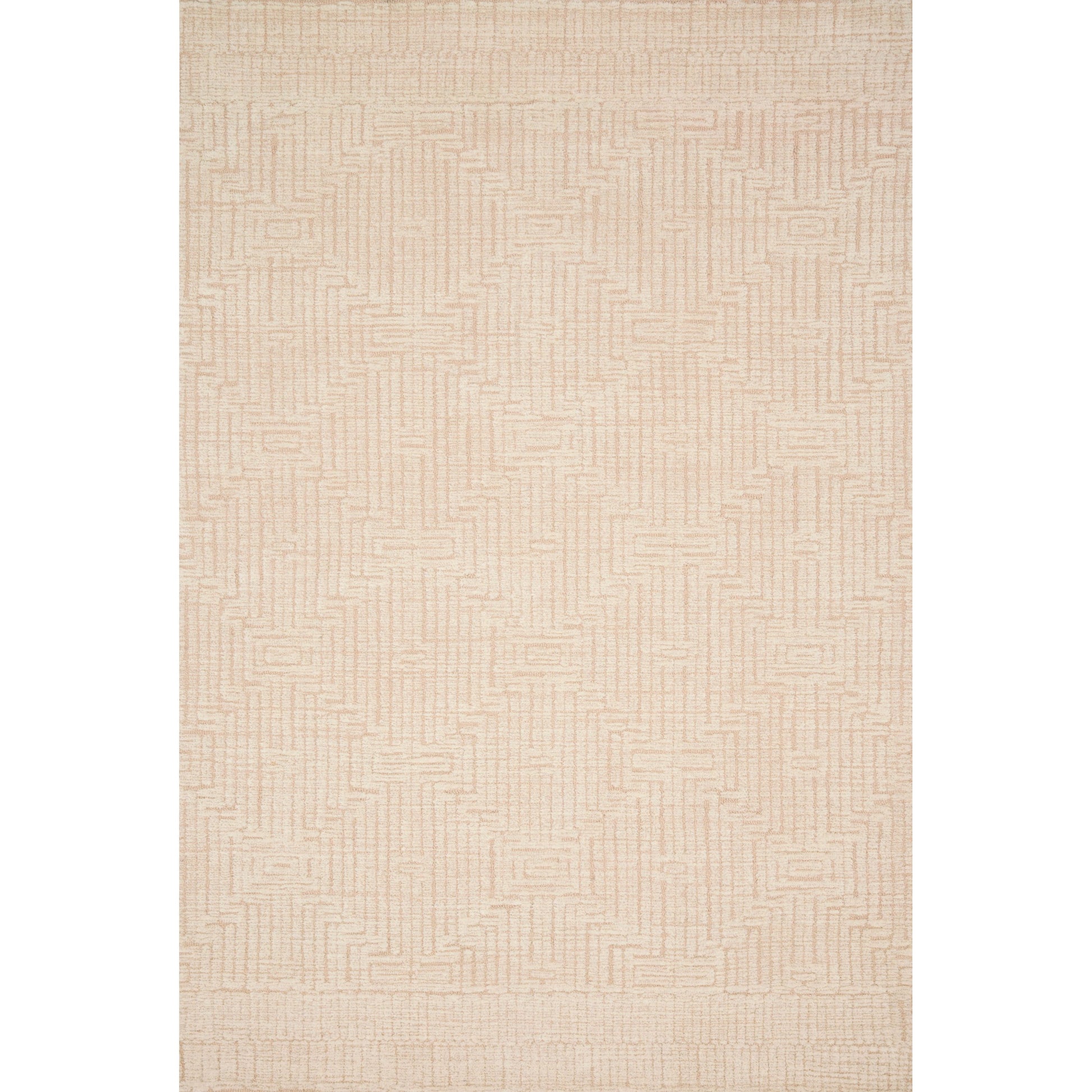 Kopa KO-06 Rug by Loloi in blush, ivory. Made from 100% wool in a unique style.