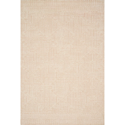 Kopa KO-06 Rug by Loloi in blush, ivory. Made from 100% wool in a unique style.
