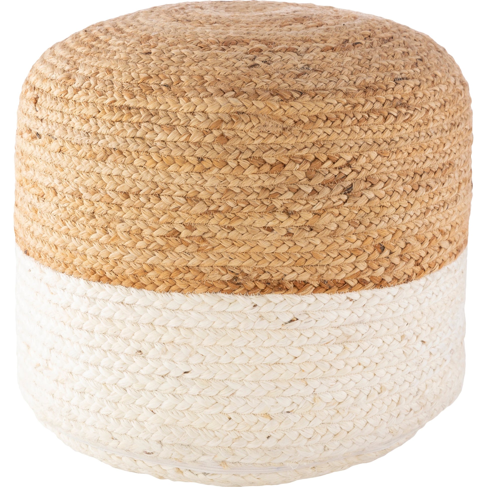 Kona - 25852 by Surya in khaki, ivory. Made from 100% jute, 100% polybeads in a eclectic & global style.