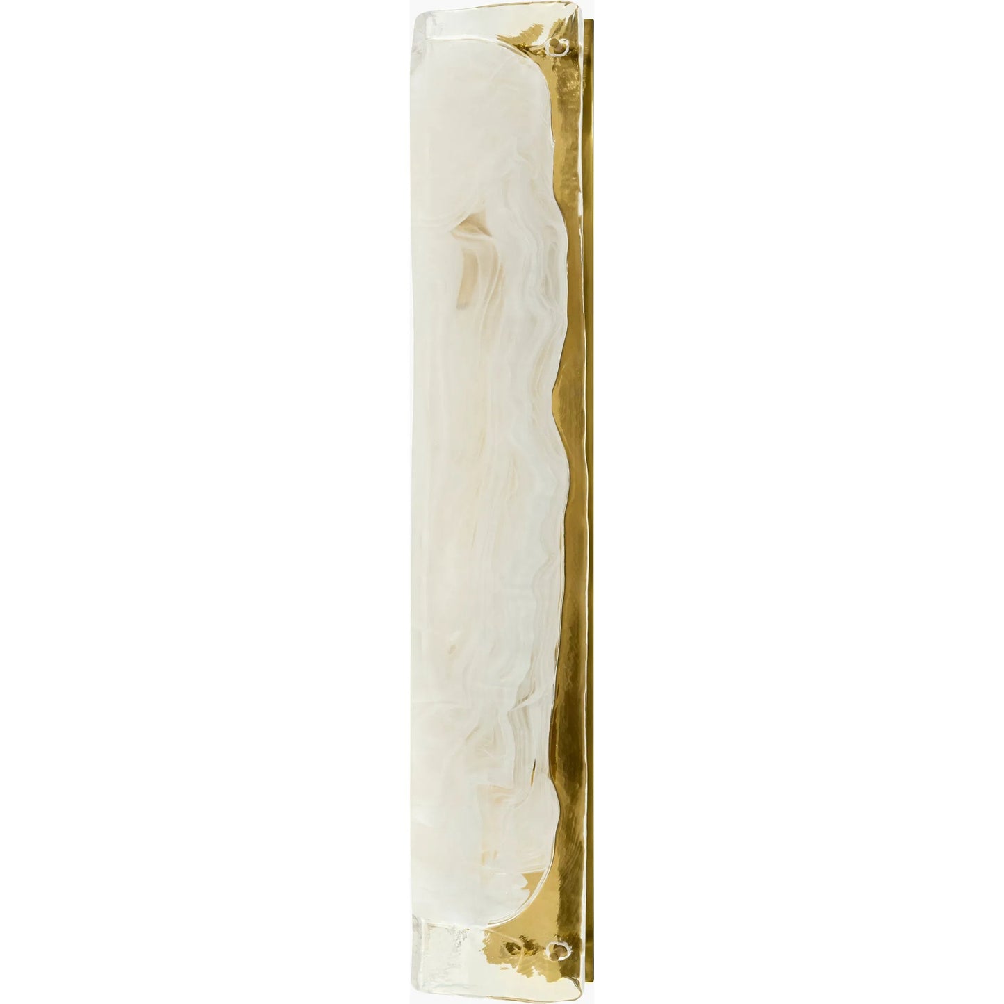 001 SI-2460057 | Primary Silo | Korlis Wall Sconce by Surya in metallic brass, white, translucent. Made from iron, glass in a modern style.