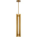 Carson Four Light Narrow Pendant by Visual Comfort & Co.. Made from steel in a unique style.