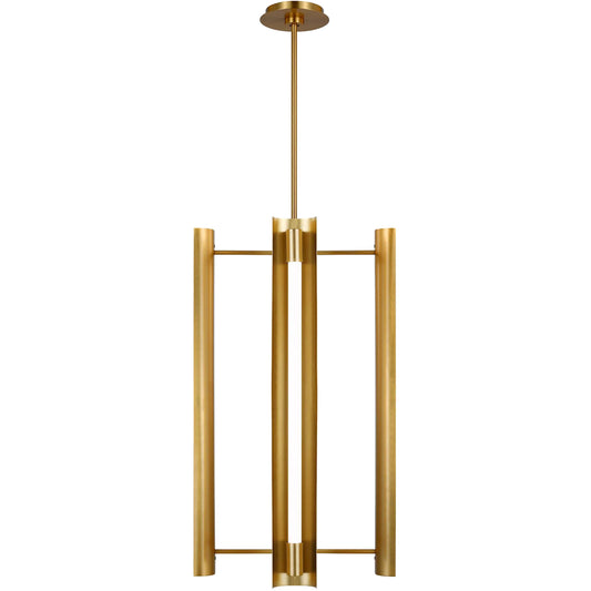 Carson Four Light Pendant by Visual Comfort & Co.. Made from steel in a unique style.