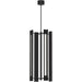 Carson Four Light Tall Pendant by Visual Comfort & Co.. Made from steel in a modern style.