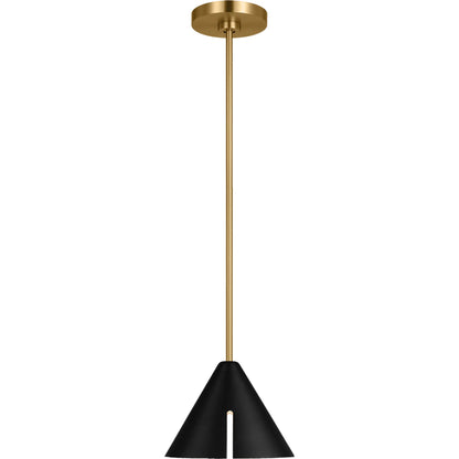 Cambre Small Pendant by Visual Comfort & Co.. Made from steel in a modern style.