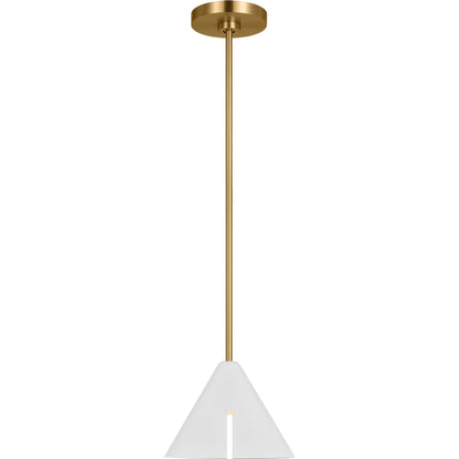 Cambre Small Pendant by Visual Comfort & Co.. Made from steel in a modern style.