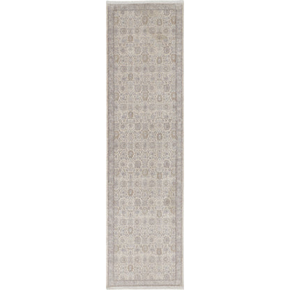 Marquette Transitional Oriental Rug - 3776F by Feizy in gray, silver, ivory. Made from polyester, acrylic in a unique style.