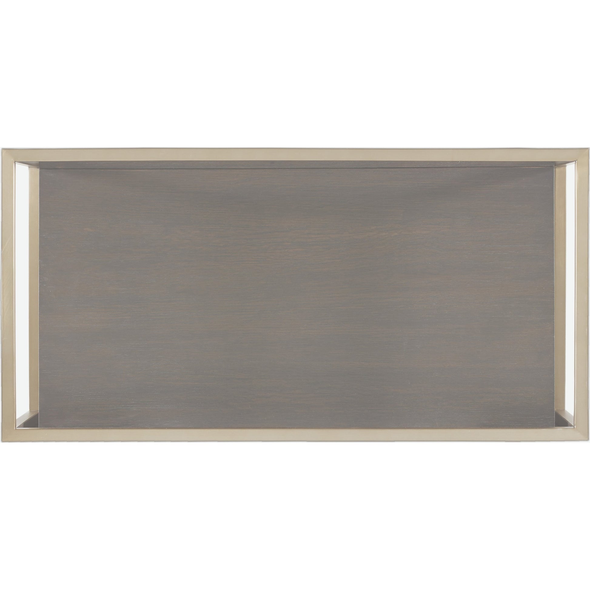 Curata Nightstand by Hooker Furniture in midnight brown. Made from white oak veneers, metal, glass in a modern style.