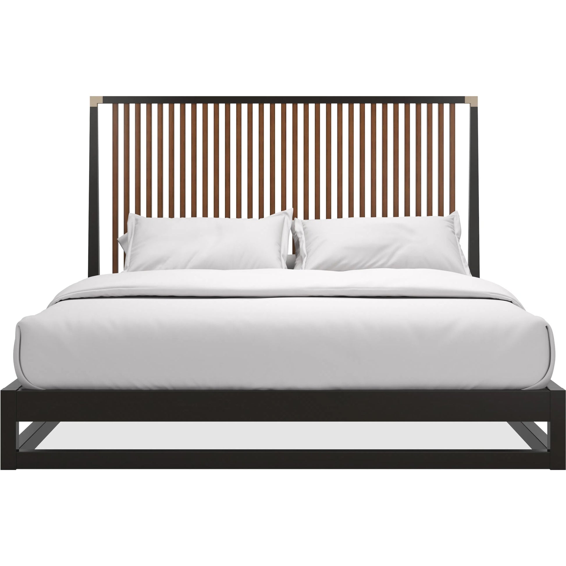 Pinstripe Slatted Bed by Caracole. Made from unique in a transitional style.