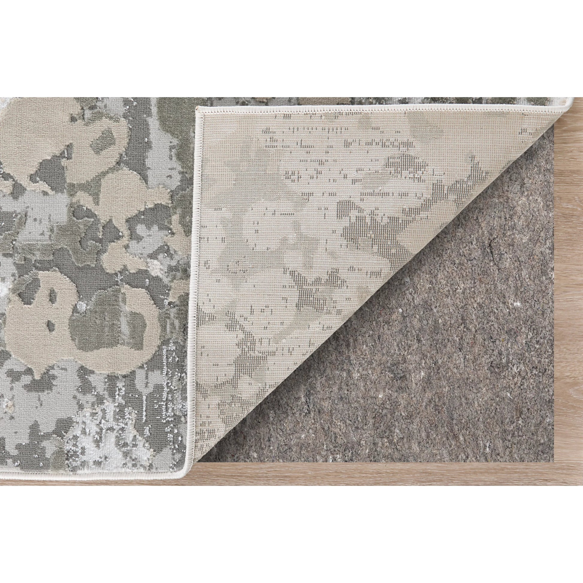 Micah Rug - 3336F by Feizy in silver, gray, white. Made from polyester, polypropylene in a unique style.
