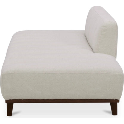 Bennett Daybed by Moe's Home Collection in taupe. Made from 95% polyester, 5% nylon, solid wood, plywood, high density foam, polyfill cushions, plastic black legs in a unique style.