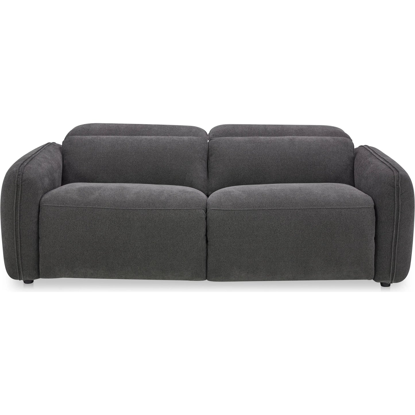 004 SI-2441364 | Additional Silo | Eli Power Recliner Sofa by Moe's Home Collection. Made from 100% polyester, solid wood, plywood, high density foam, polyfill cushions, plastic black legs in a unique style.