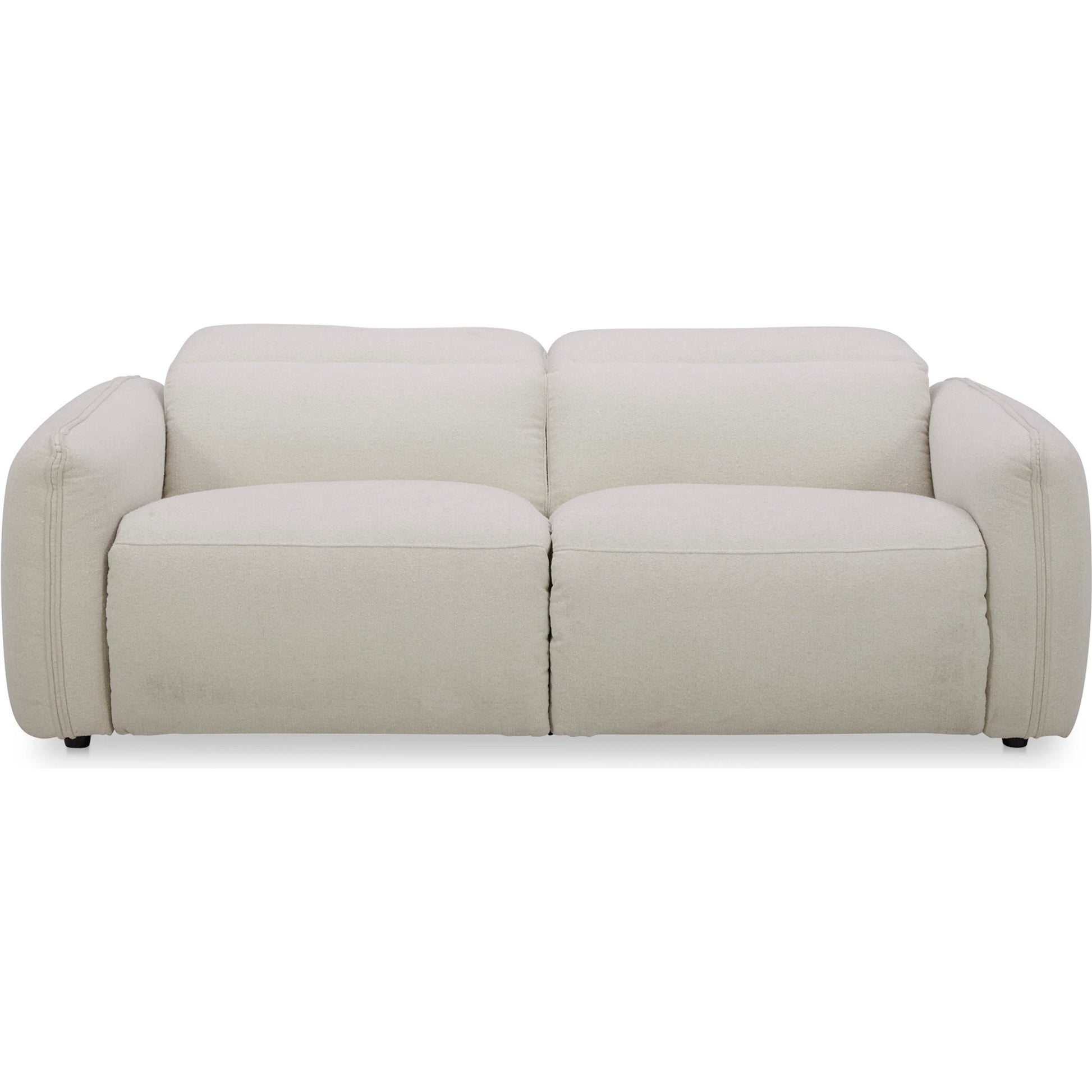 Eli Power Recliner Sofa by Moe's Home Collection. Made from 100% polyester, solid wood, plywood, high density foam, polyfill cushions, plastic black legs in a unique style.