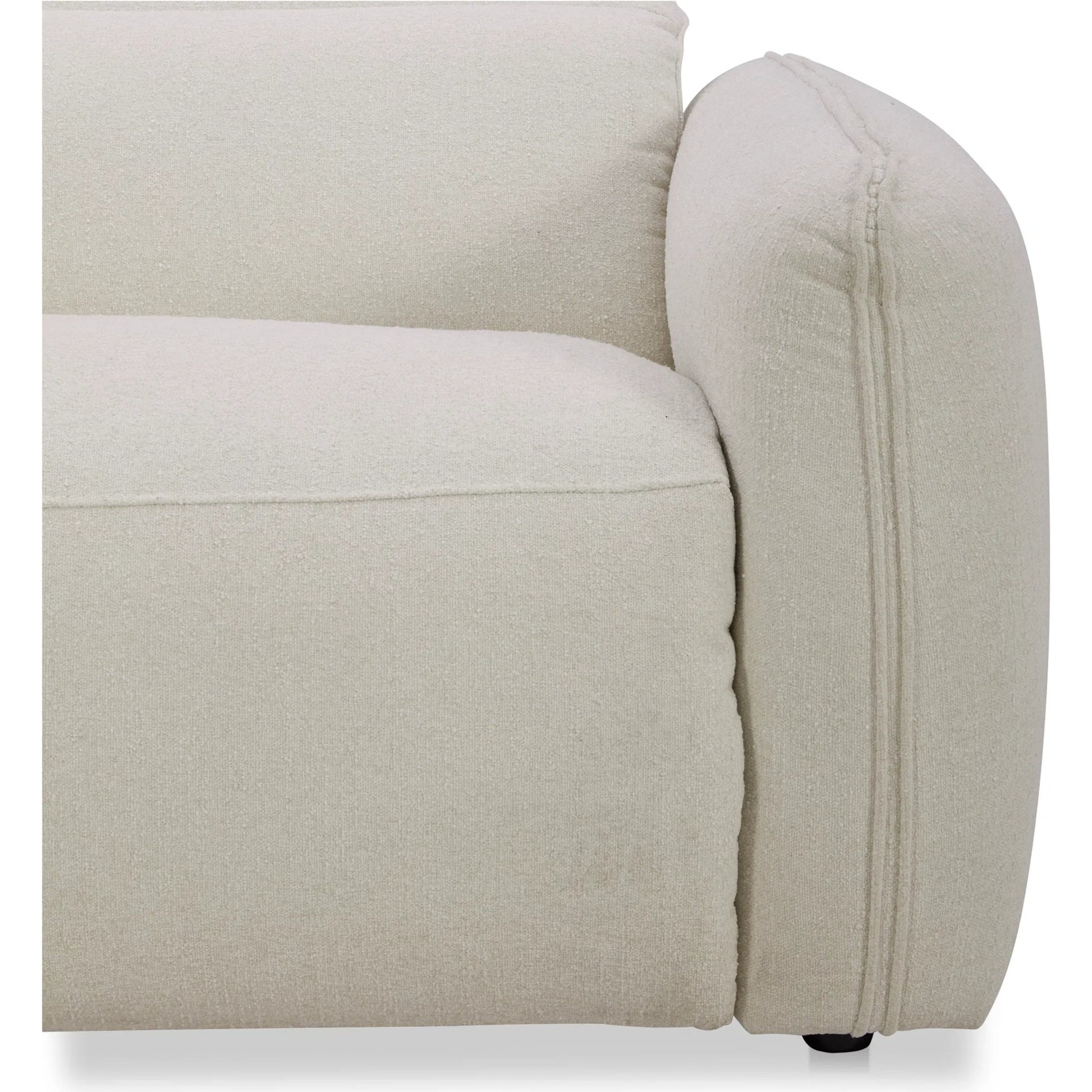 Eli Power Recliner Sofa by Moe's Home Collection. Made from 100% polyester, solid wood, plywood, high density foam, polyfill cushions, plastic black legs in a unique style.