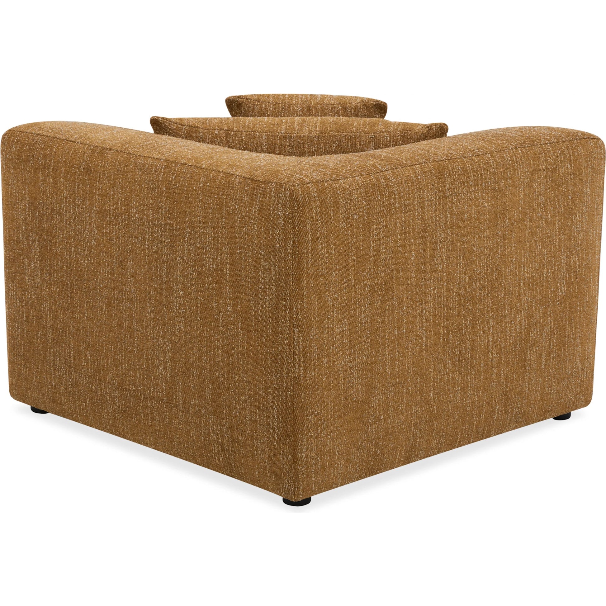 Lowtide Corner Chair by Moe's Home Collection in surie shadow. Made from upholstery: 80% polyester, 20% acrylic, solid wood, plywood frame, foam seat in a transitional style.