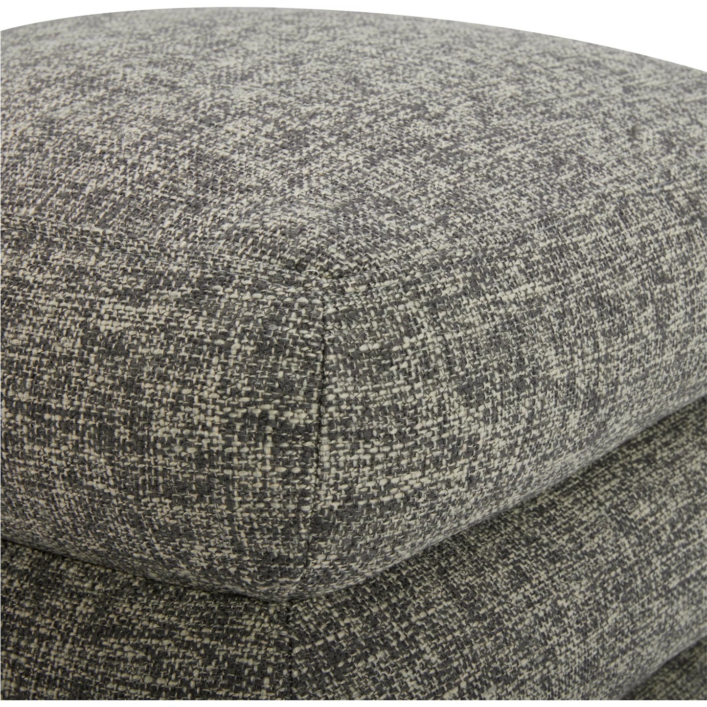 009 SI-2253826 | Closeup | Lowtide Corner Chair by Moe's Home Collection in surie shadow. Made from upholstery: 80% polyester, 20% acrylic, solid wood, plywood frame, foam seat in a transitional style.