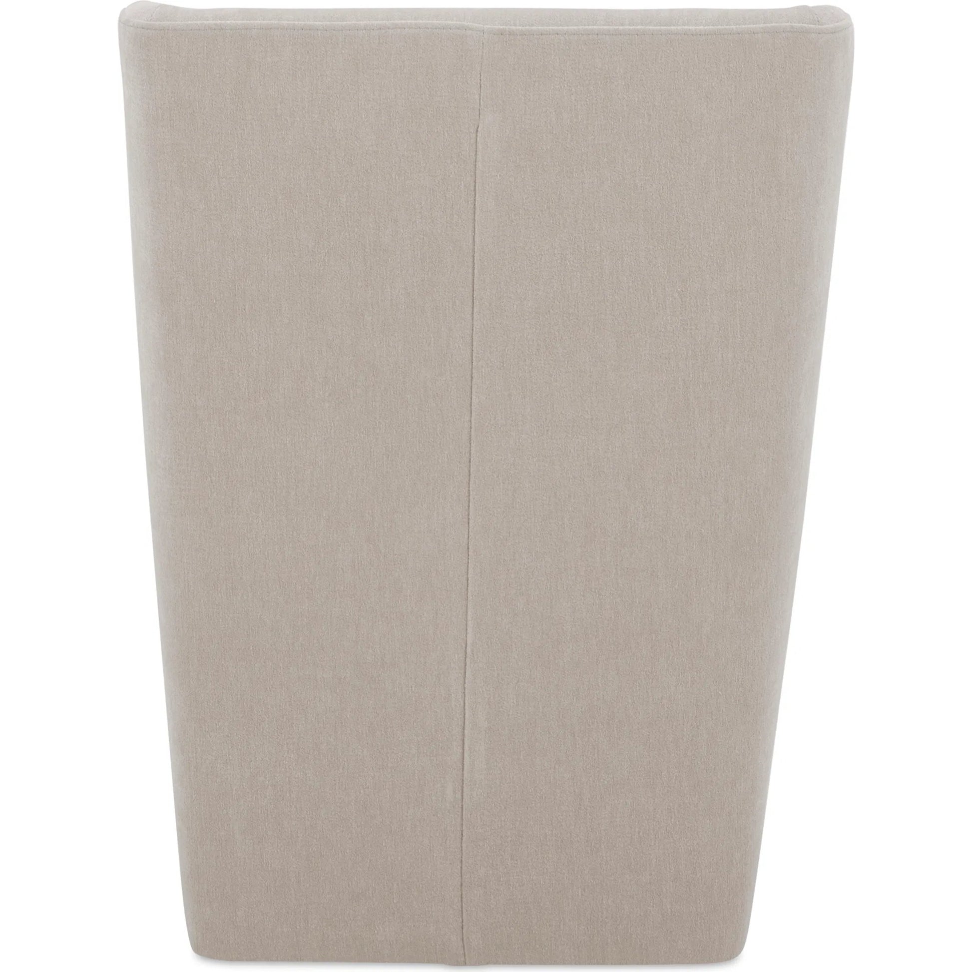 Cormac Rolling Dining Chair Performance Fabric by Moe's Home Collection. Made from upholstery: 100% polyester, poplar multi, layer board, laminated veneer lumber, high density foam, metal wheels in a transitional style.