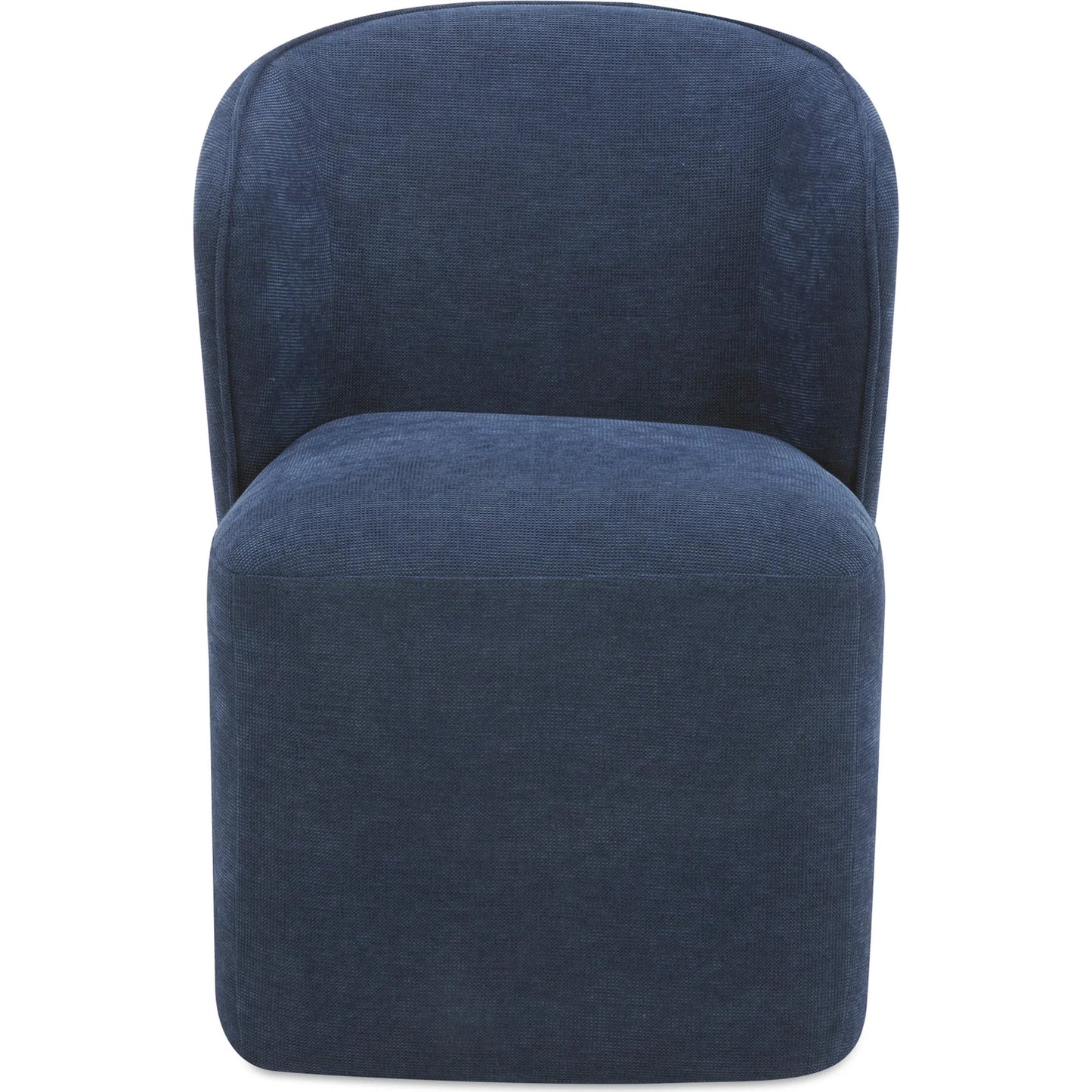 000 SI-2441457 | Primary Silo | Larson Rolling Dining Chair by Moe's Home Collection. Made from 100% polyester, poplar multi-layer board, laminated veneer lumber, high density foam, metal wheels in a eclectic & global style.
