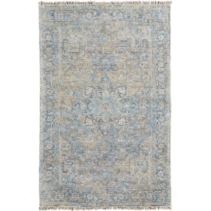 Caldwell Transitional Rug - 8802F by Feizy in blue, gray, tan. Made from wool, viscose in a unique style.