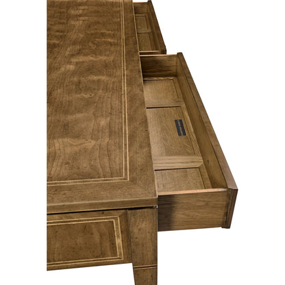 Sundial Console Table by Jonathan Charles in sun bleach cherry. Made from cherry veneer in a traditional style.