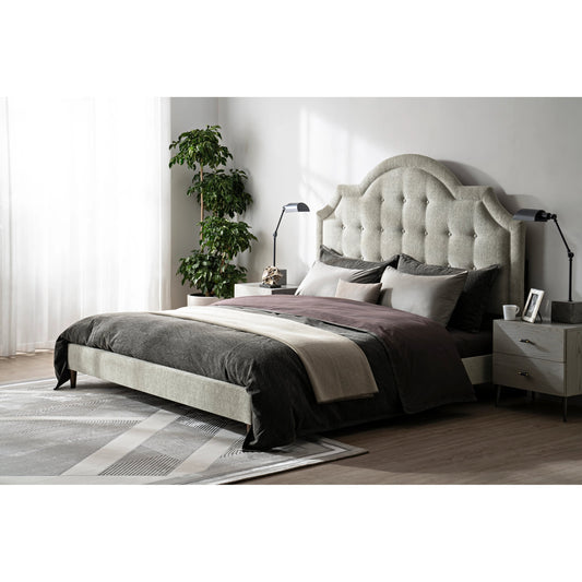 Zest Welt Upholstered Bed by Zest. Made from mdf, partical board in a modern style.