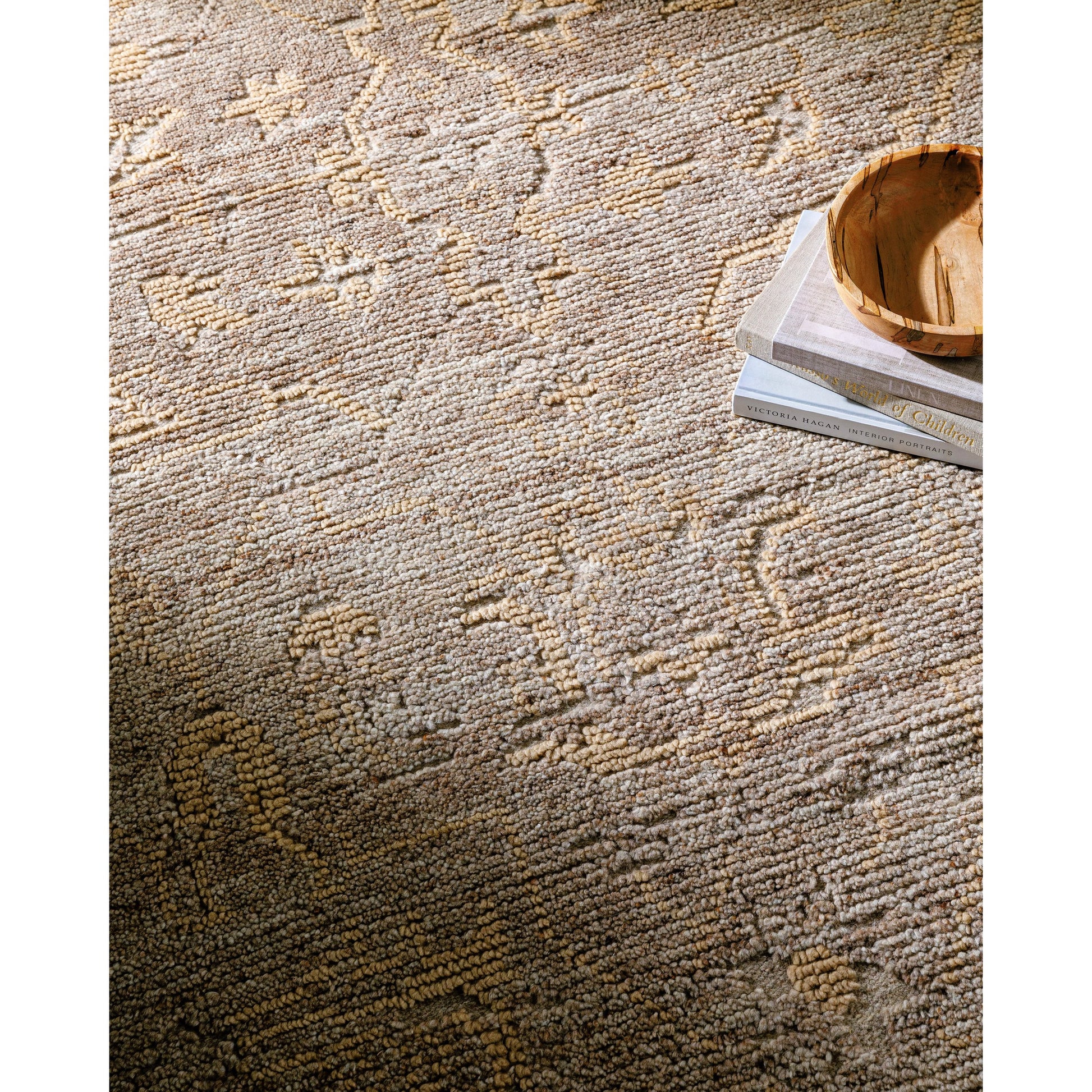 Kimberly Rug - 529140 by Surya in beige, taupe, sand, cream. Made from wool in a unique style.