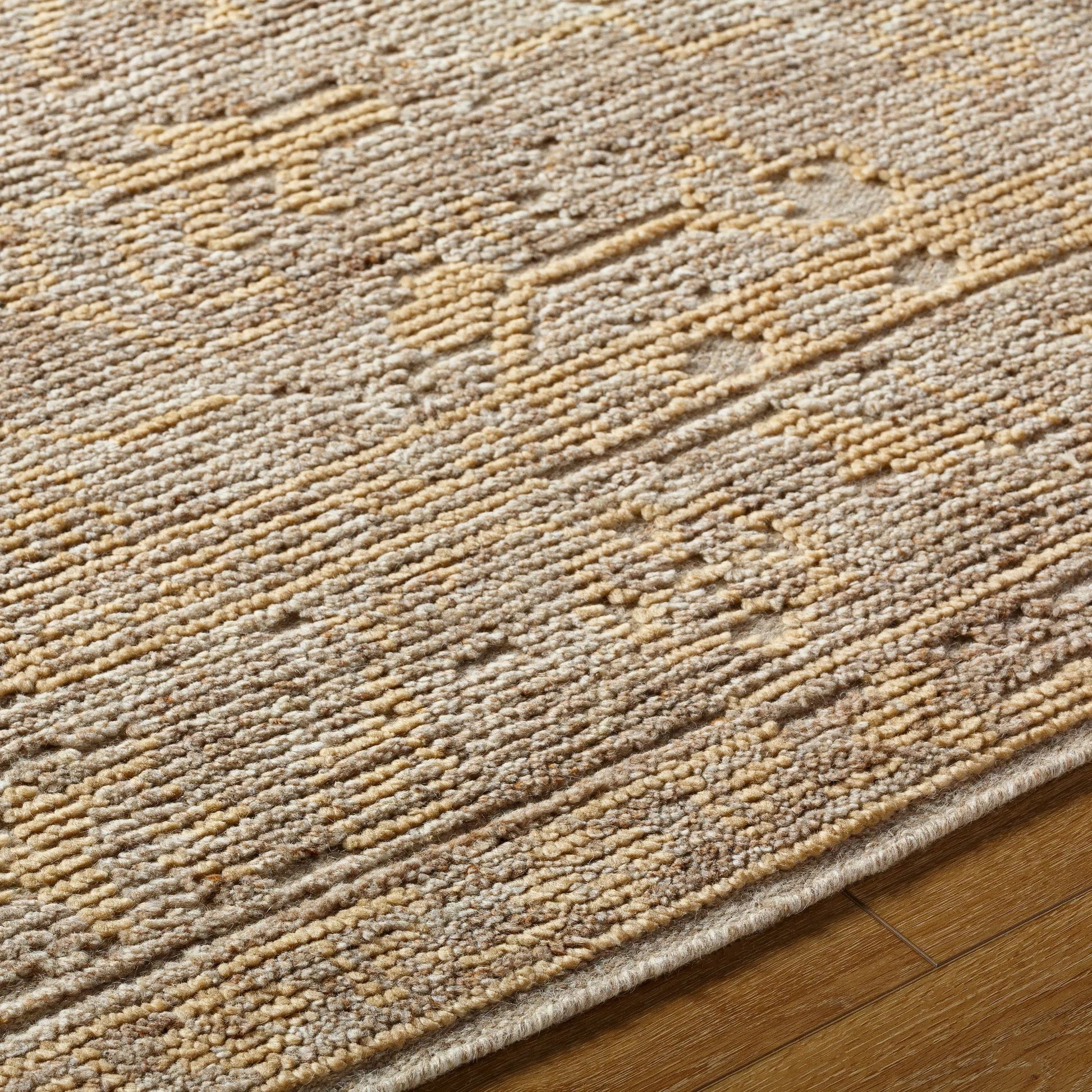 Kimberly Rug - 529140 by Surya in beige, taupe, sand, cream. Made from wool in a unique style.