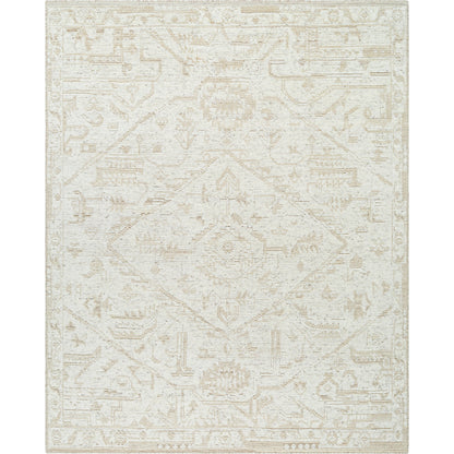 Kimberly Rug - 529169 by Surya in light silver, ash. Made from wool in a unique style.