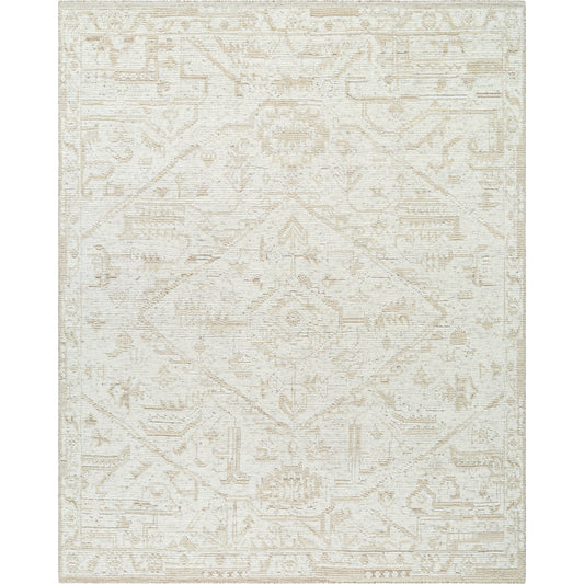 Kimberly Rug - 529169 by Surya in light silver, ash. Made from wool in a unique style.
